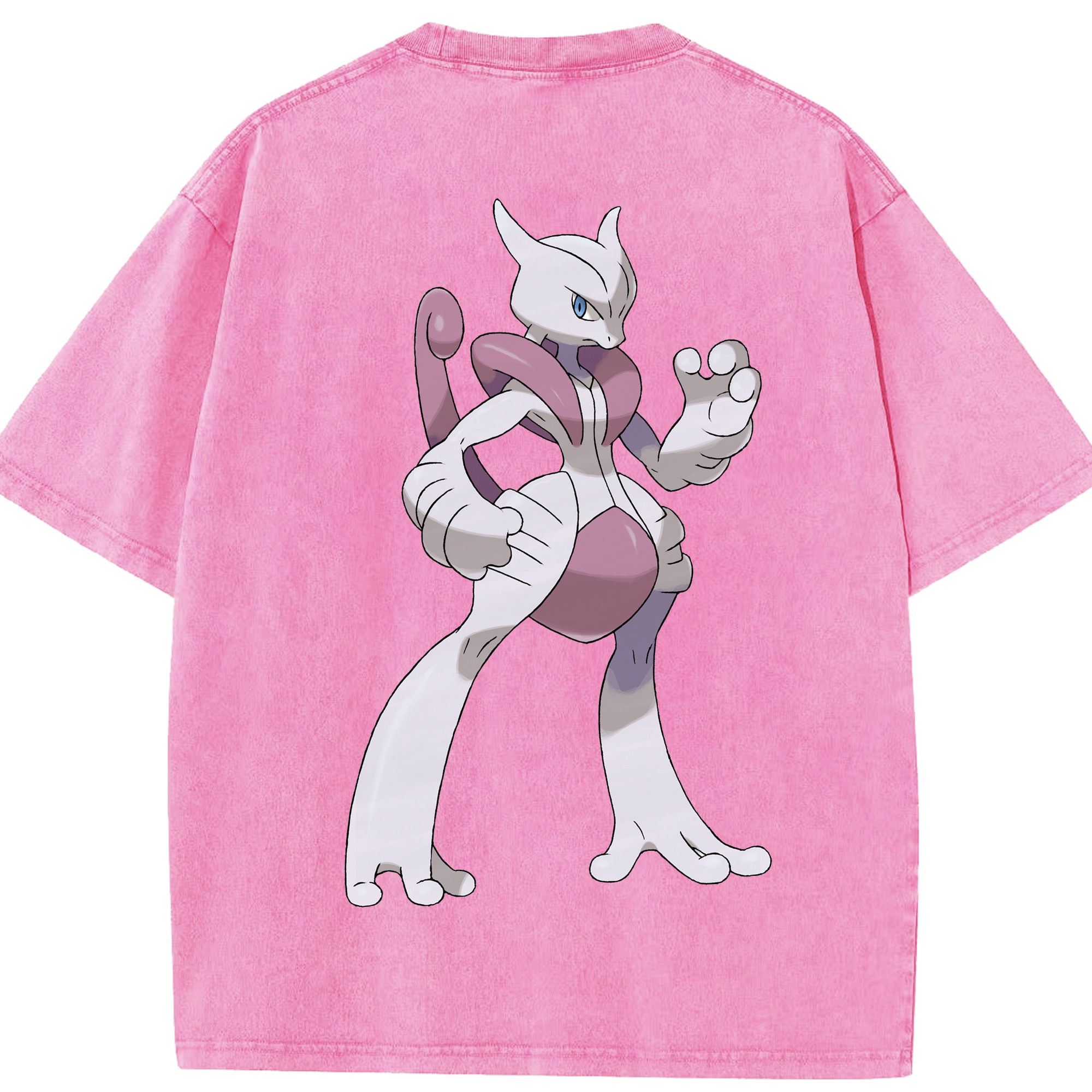 （画像用） ポケットモンスター Pokémon 綿100% ヴィンテージ風 半袖Tシャツ（背面プリント）